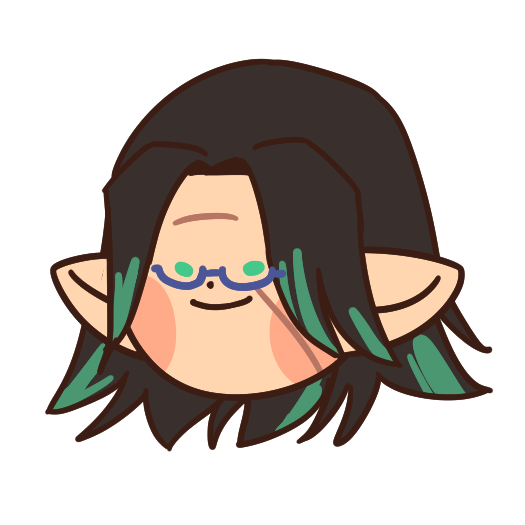 A cute and simple drawing of Marce's face.
